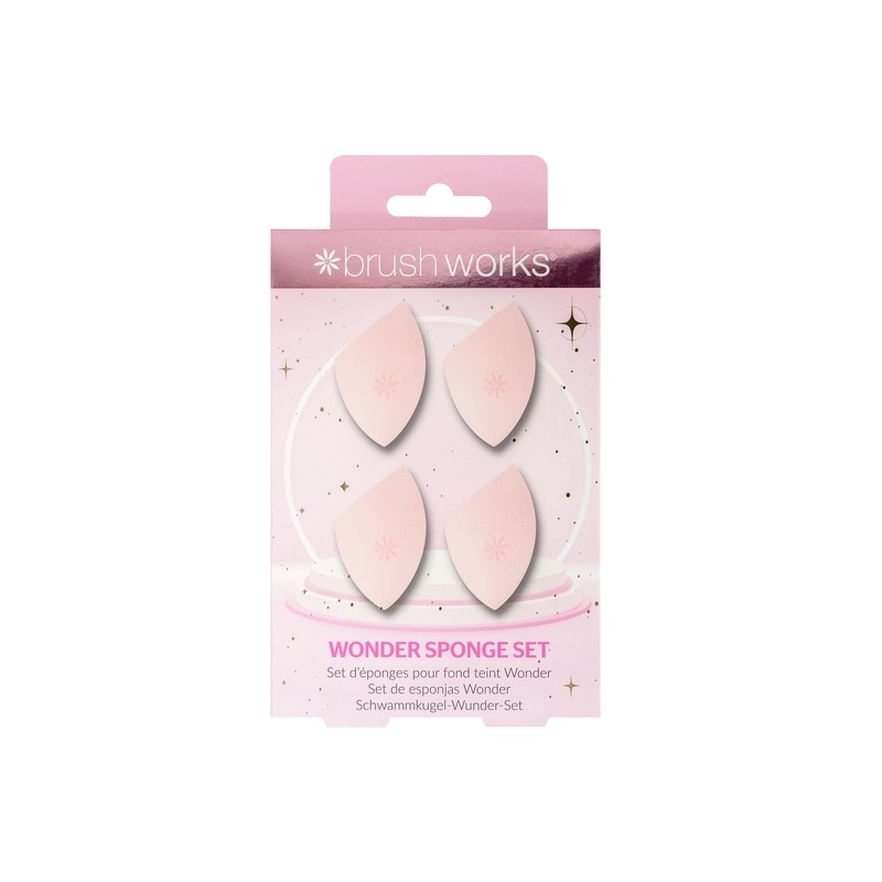Brushworks Wonder Sponge Set 4 Pack