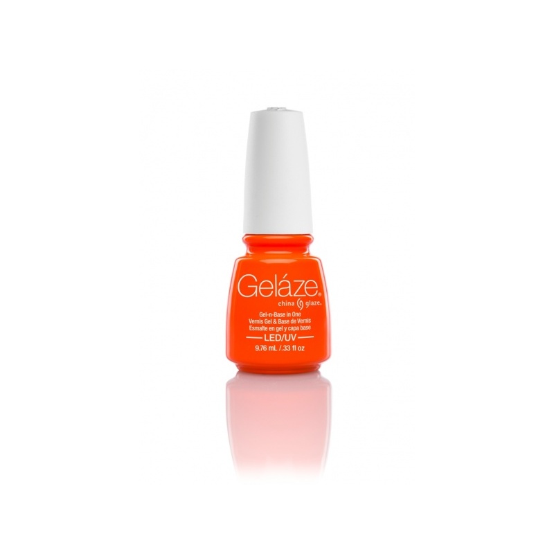 China Glaze Gelaze Gel Orange Knockout 9,76ml @ Kosmeetikakaubamaja