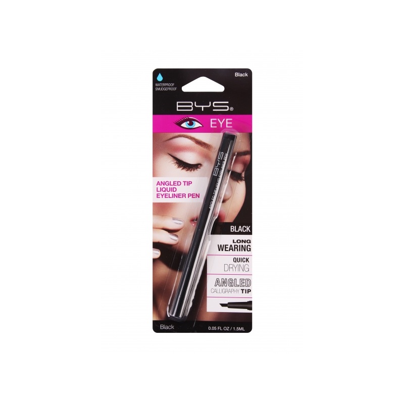 BYS Liquid Eyeliner Pen Angled Tip Black