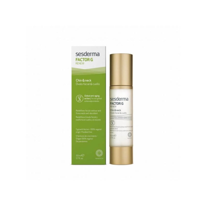 Sesderma Factor G Renew Chin and Neck Kasvojen piirteitä ja kaulaa nuorentava geeli 50ml