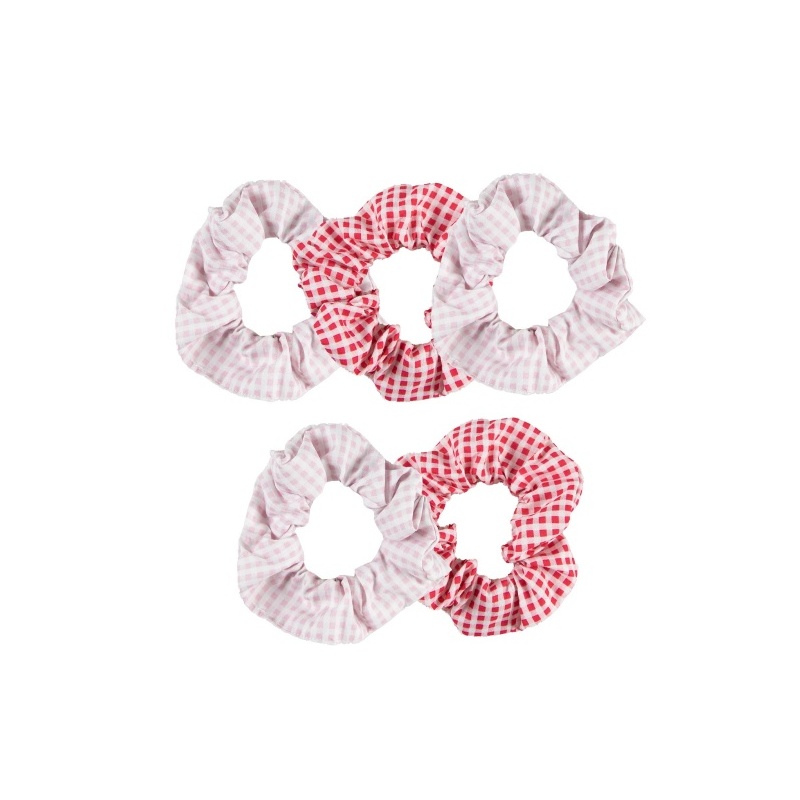 The Vintage Cosmetic Company Hiuslenkki Gingham 5kpl