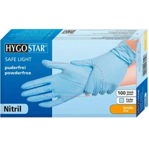 Examination gloves Nitril Safe Light 100pc blue L