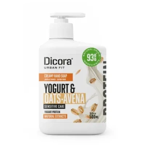 Dicora Urban Fit Жидкое мыло для рук  Protein Yogurt and Oats 500мл