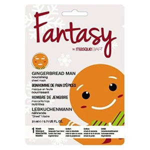 Fantasy by Masque Bar Holiday Gingerbread Man Nourishing Sheet Mask
