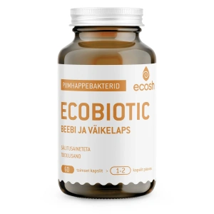 Ecosh Ecobiotic beebi ja väikelaps piimhappebakterid 60kapslit