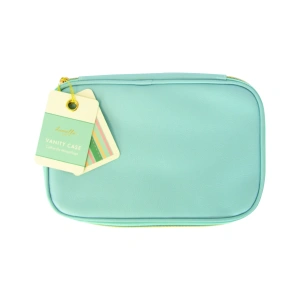 Danielle Double Zip Stripe Vanity Case