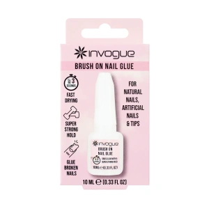 Invogue Brush on Nail Glue 10ml
