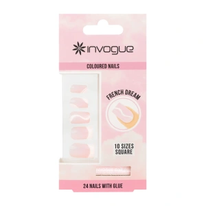 Invogue French Dream Square Nails - Pack of 24