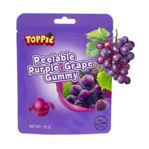 TOPPIE Halal 4D Grape Gummy Candy 80g 