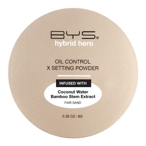 BYS Hybrid Hero Oil Control Setting Powder Fair Sand