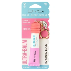 BYS Lip Balm Ultra W Lanolin & Wearable Keyring Candy Land
