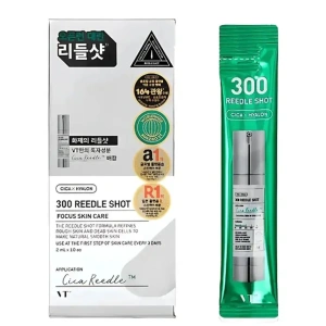 VT Cosmetics Cica X Hyalon Reedle Shot 300 2ml x 10pcs