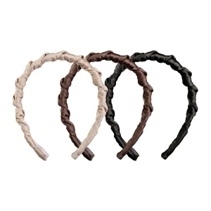 Brushworks Ribbon Zig Zag Headbands - 3 Pack