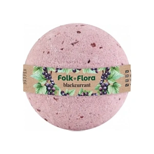 FOLK&FLORA Bath bomb Blackcurrant, 130g