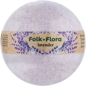 FOLK&FLORA Bath bomb Lavender, 130g