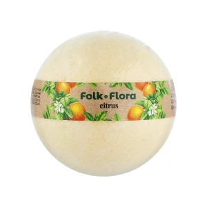 FOLK&FLORA Bath bomb Citrus, 130g