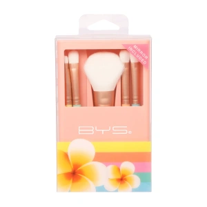 BYS Brush Kit 5pc Vacay Vibes Mirror Included