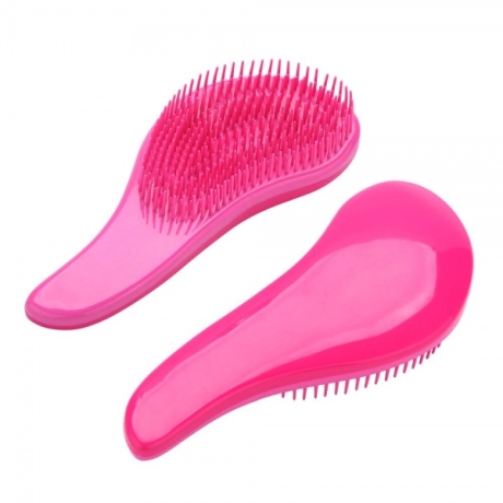 Detangler hair brush pink