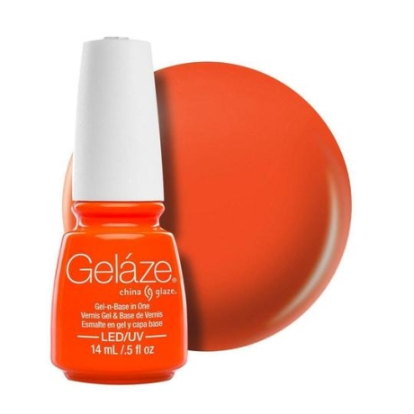 China Glaze Gelaze geellakk Orange Knockout 9,76ml