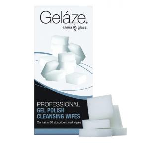 China Glaze Gelaze Cleansing Wipes 60Pc