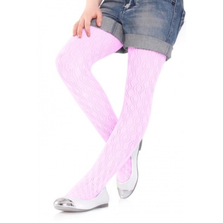 Marilyn Childrens tights Charlotte 274 pink 128/146