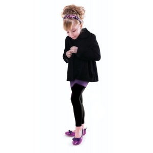 Marilyn Children´s leggings SUZAN SHINE 100 den black 128/146