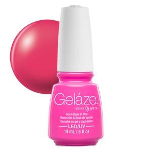 China Glaze Gelaze Gel Glow With The Flow 14ml