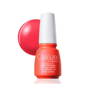 China Glaze Gelaze Geelilakka Red Y To Rave 9,76ml