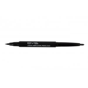 BYS Double Ended Liquid Liner & Kohl Pencil Black 