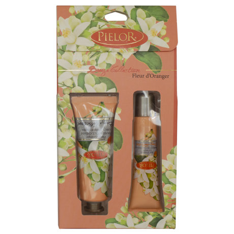Pielor Breeze Collection Gift Set Fleur d´Orange Lip Balm & Hand Cream 