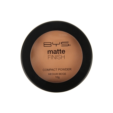 BYS Compact Powder Matte  Medium Beige 