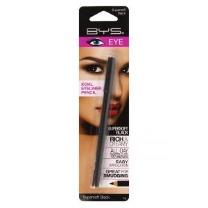 BYS Silmapliiats Eyeliner Pencil Supersoft  Black