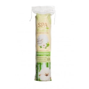 Spa Cotton Cotton Pads Bamboo 120pc