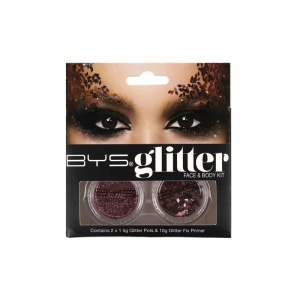 BYS Glitter Face & Body Kit ROSE GOLD