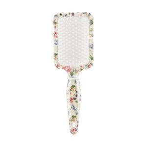 The Vintage Cosmetic Company Rectangular Paddle Hair Brush Floral