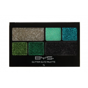 BYS Lauvärvid Glitter Glitz PARADISE GREEN 6 pc