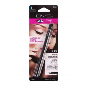 BYS Liquid Eyeliner Pen Angled Tip Black