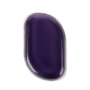 BYS Спонж для макияжа Silicone Blending Oblong Bright Purple