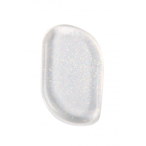 BYS Silicone Blending Sponge Clear with AB Glitter