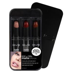 BYS Комплект губных помад Matte Nudes 3шт