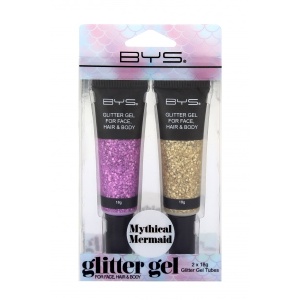 BYS Glittergeel näole ja kehale MYTHICAL MERMAID 2 tk