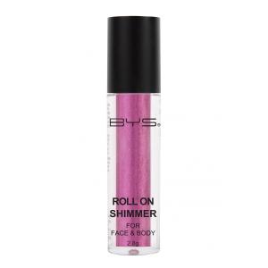 BYS Roll on Shimmer for Face and Body Flirty Pink 2,8 g