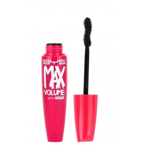 BYS Mascara Max Volume Lash With Argan Oil Blackest Black 