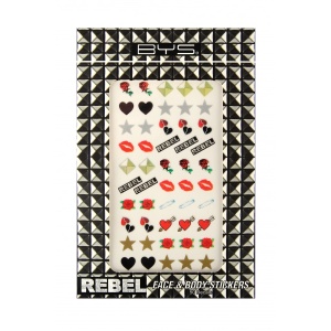 BYS Face&Body Stickers Rebel 50pc