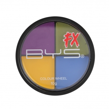BYS Special Fx Кремовая краска 4цвета Colour Wheel Bruises 10г