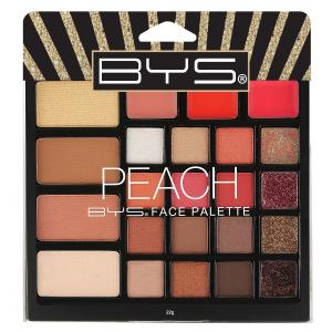 BYS Face Palette PEACH 23pc In Glitter Box