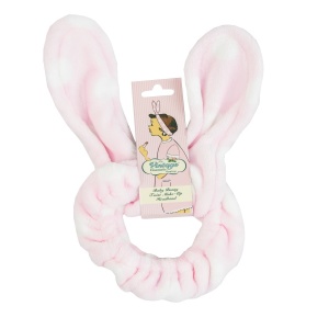 The Vintage Cosmetic Company Make-up Headband Baby Bunny Twist Pink