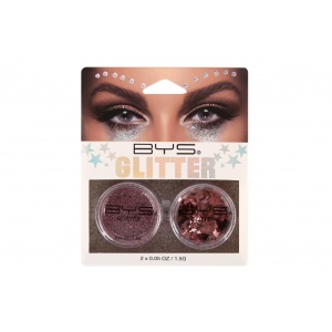 BYS Loose Glitter 2 Pack ROSE GOLD