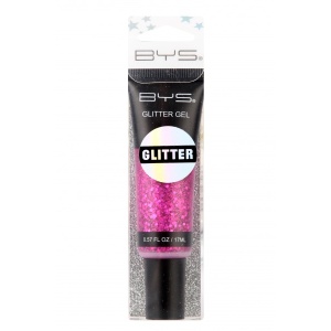 BYS Glitter Gel PINK 17ml