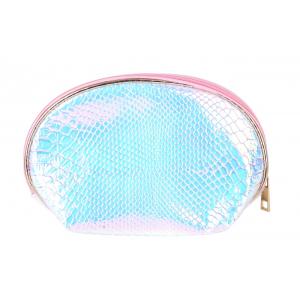 BYS Meikkilaukku Shell Shape Snakeskin Ab Pink